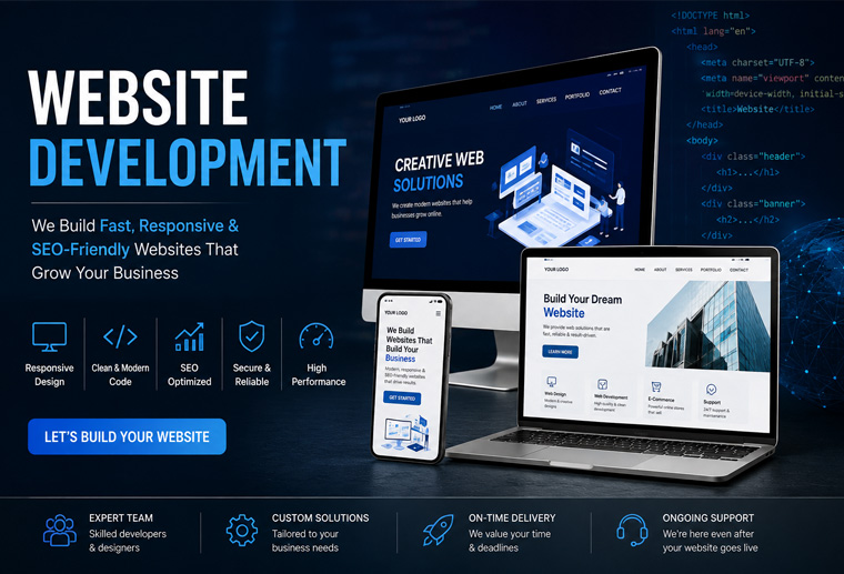 Website Development Services in Rishikesh
